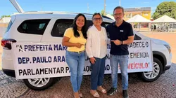 Paulo Araújo entrega veículo 0 km para transporte de pacientes de hemodiálise em Barra do Bugres