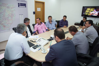 Reunião na Casa Civil com prefeito e vereadores de União do Sul