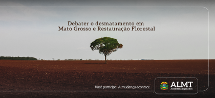 Audiência pública vai debater os impactos do desmatamento em Mato Grosso