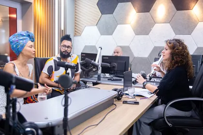 Programa Viva-voz entrevista representantes do Sindicato dos Artistas e Técnicos em Espetáculos de MT