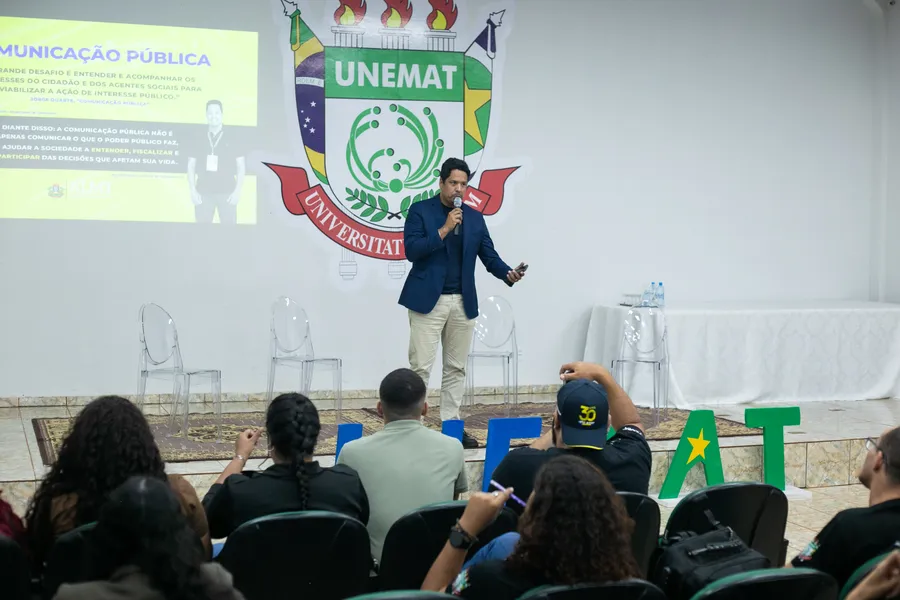 Comunicação pública da ALMT é tema de palestra nos 20 anos de Jornalismo da Unemat