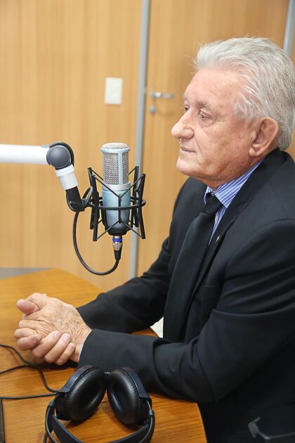 Rádio ALMT recebe o deputado Saturnino Masson