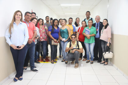 Visita dos alunos do curso de Gestão Pública do IFMT Várzea Grande