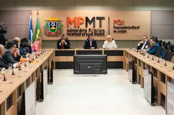 Procuradoria da Mulher da ALMT participa de lançamento de canais do MP para vítimas de violência