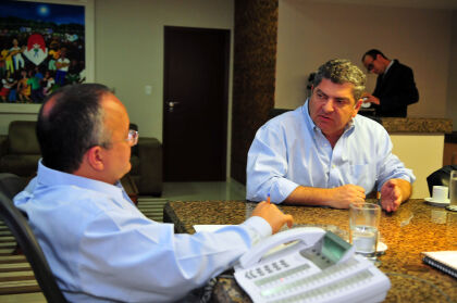 Presidente Guilherme Maluf se reúne com governador para discutir repasses da saúde