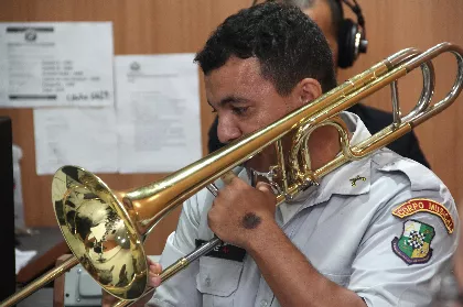 Concerto comemorativo do Corpo Musical da Policia Militar.