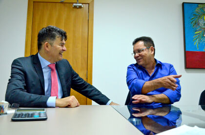 Presidente Eduardo Botelho recebe a visita do Senador José Medeiros