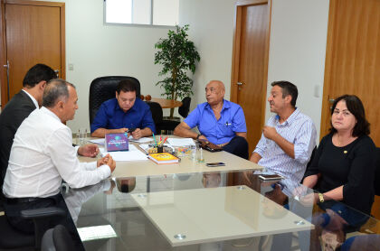 Presidente Eduardo Botelho recebe a visita da comitiva de Barra do Bugres