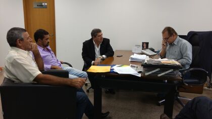 Dep. Guilherme Maluf em reunião na Secid com Wilson Santos