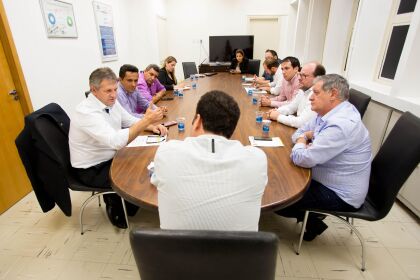 Reunião na SEDUC com deputado Dilmar Dal' Bosco