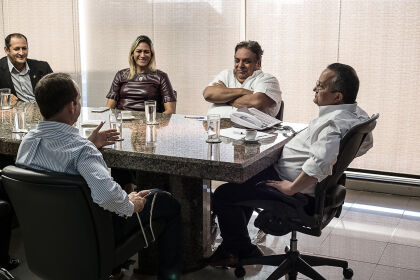 Dep. Gilmar Fabris em reunião com Governador Pedro Taques