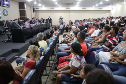Audiência Pública com objetivo de debater a regularização fundiária no município de Cuiabá