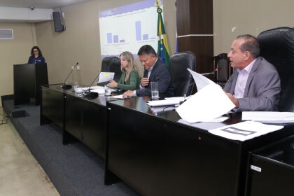 CFAEO recebe relatório das metas físicas de secretarias em audiência pública