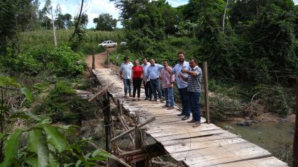 Silvano Amaral anuncia recursos federais para a construção de pontes em Nova Brasilândia