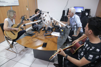 Banda Coronela no programa Sons de Mato Grosso da Rádio Assembleia