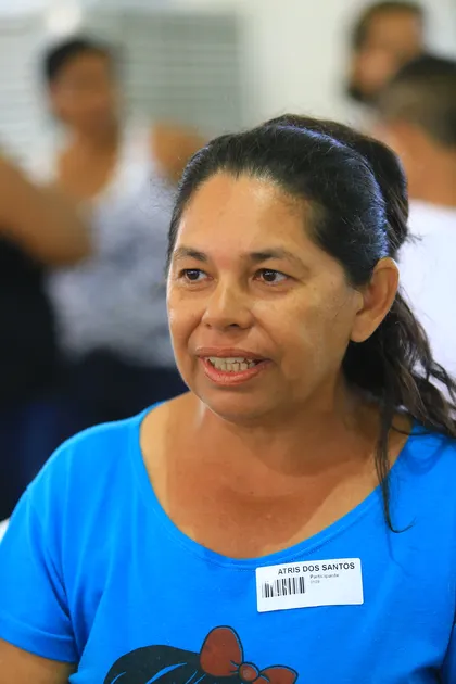Beatris dos Santos, pescadora, participou do projeto para receber atendimento médico
