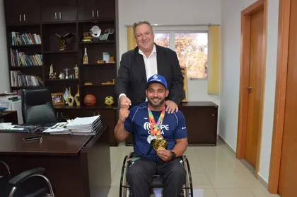 Joenil Barros foi recebido pelo deputado Romoaldo Júnior em seu gabinete