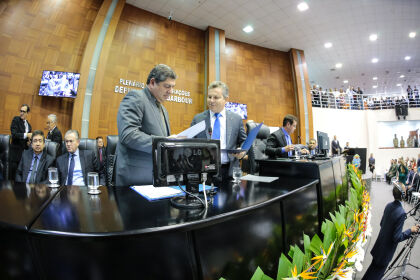 Posse do governador Mauro Mendes