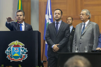 Posse do governador Mauro Mendes