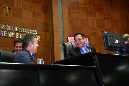 Posse do governador Mauro Mendes