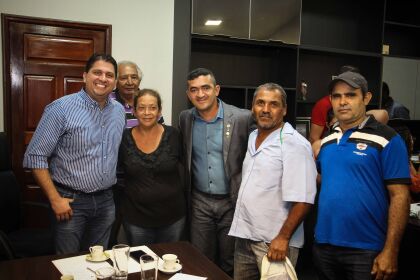 Reunião com prefeito de Santo Antônio de Leverger,  para um diálogo sobre a viabilização da regularização fundiária do Assentamento Novo Tempo