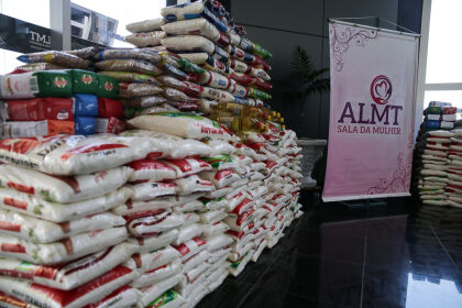 Assembleia Social repassa mais de 2 toneladas de alimentos, distribuídas para três entidades filantrópicas