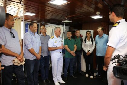 Deputado visita região oeste do estado e prestigia projeto da Marinha do Brasil