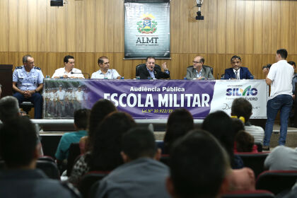 Audiência pública debate a continuidade das obras da Escola Militar Tiradentes
