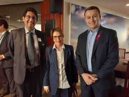 Xuxu Dal Molin com a ministra Tereza Cristina