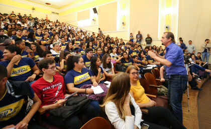 Deputado Wilson Santos e Escola do Legislativo promovem "Programa ALMT no Enem 2019" no Liceu Cuiabano