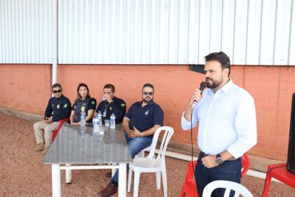 Deputado Claudinei em reunião com representantes da PRF