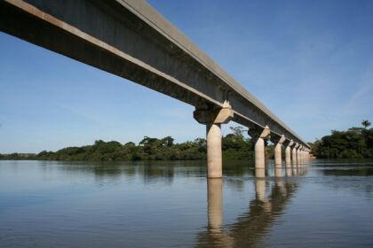 Ponte sobre rio Teles Pires recebe nome de ex-prefeito de Nova Canaã do Norte