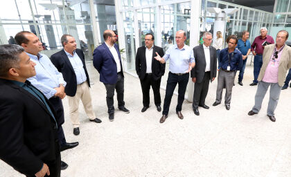 CST Faixa de Fronteira realiza visita técnica ao aeroporto Marechal Rondon