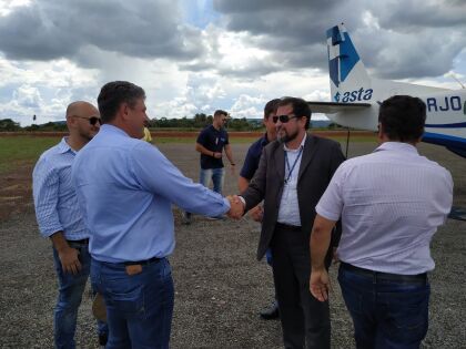 Deputado Valmir Moretto participa do primeiro voo comercial entre Pontes e Lacerda e Cuiabá