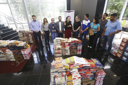 Assembleia Social entrega 2,5 toneladas de alimentos distribuídos a 9 instituições
