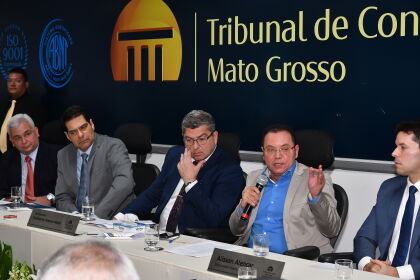 Presidente Botelho participa da posse do presidente do TCE Guilherme Maluf