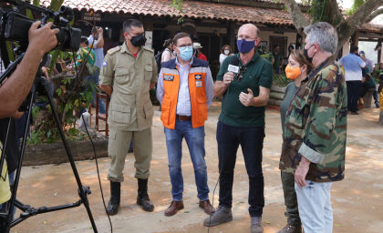 Deputado Avallone liderou visitas ao Pantanal na época dos incêndios de 2020