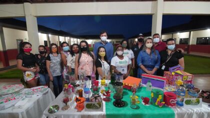 Thiago Silva em Pedra Preta no encerramento dos cursos
