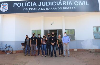 Ulysses Moraes visita delegacia da Polícia Civil e Polícia Militar Ambiental em Barra do Bugres