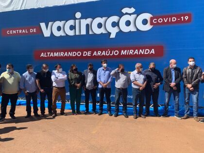 Com parceira da ALMT, Central de Vacinação contra Covid-19 é inaugurada em Rondonópolis