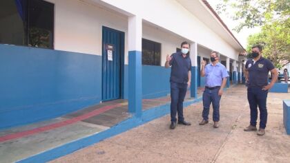 Escola Estadual Domingos Aparecido Santos recebe reparo e pintura