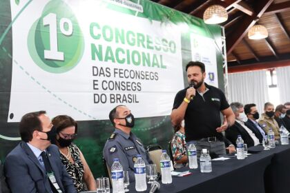 Delegado Claudinei participa do 1° Congresso Nacional de Federações e Conselhos Comunitários de Segurança do Brasil
