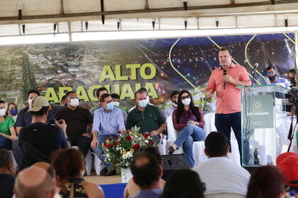 Deputado Max Russi participa de inaugurações de obras públicas em Alto Araguaia.