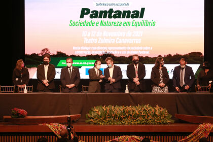 Abertura da conferência sobre o Estatuto do Pantanal - Sociedade e Natureza em Equilíbrio