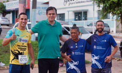 Thiago Silva acompanha Mini-Maratona da Independência em Guiratinga