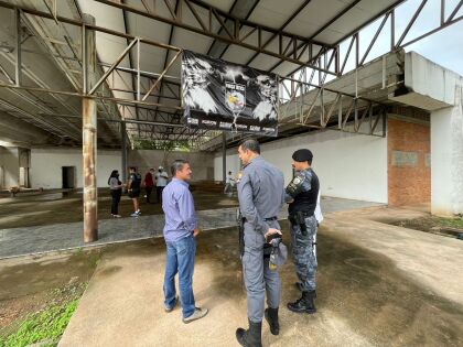 Deputado realiza vistoria técnica em nova sede da Força Tática da PM em Cuiabá