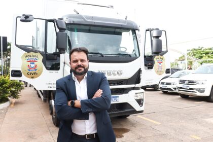Deputado Claudinei viabiliza 1° caminhão próprio para a Polícia Civil de Mato Grosso