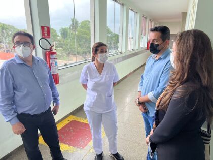 Presidente da Comissão de Saúde realiza visita técnica nos hospitais São Luiz e Antônio Fontes