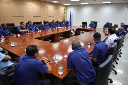 Presidente Eduardo Botelho se reúne com representantes do Sindicato dos Motoristas