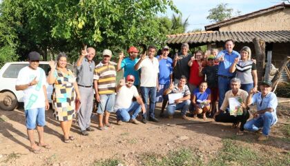 Deputado Barranco visita Assentamentos Coqueiral e Bonanza em Nobres